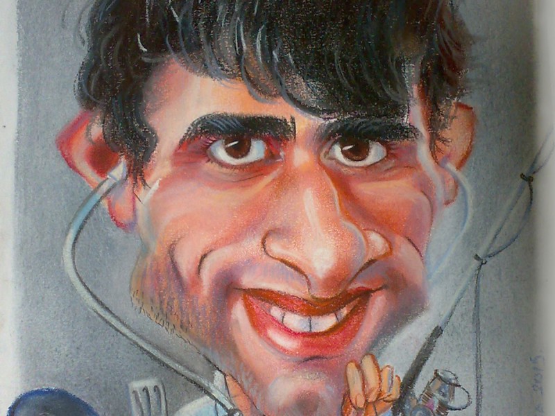 Ofera un cadou funny - caricatura color sau alb negru