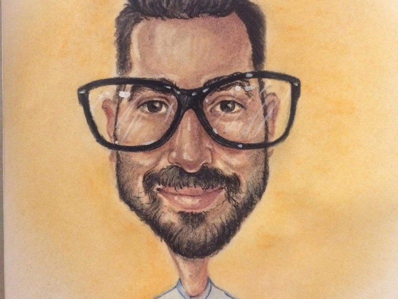 Ofera un cadou funny - caricatura color sau alb negru