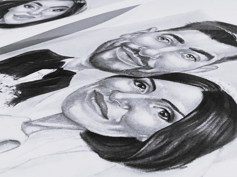 Ofera un cadou funny - caricatura color sau alb negru