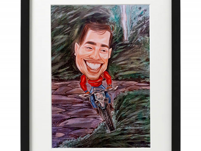 Ofera un cadou funny - caricatura color sau alb negru