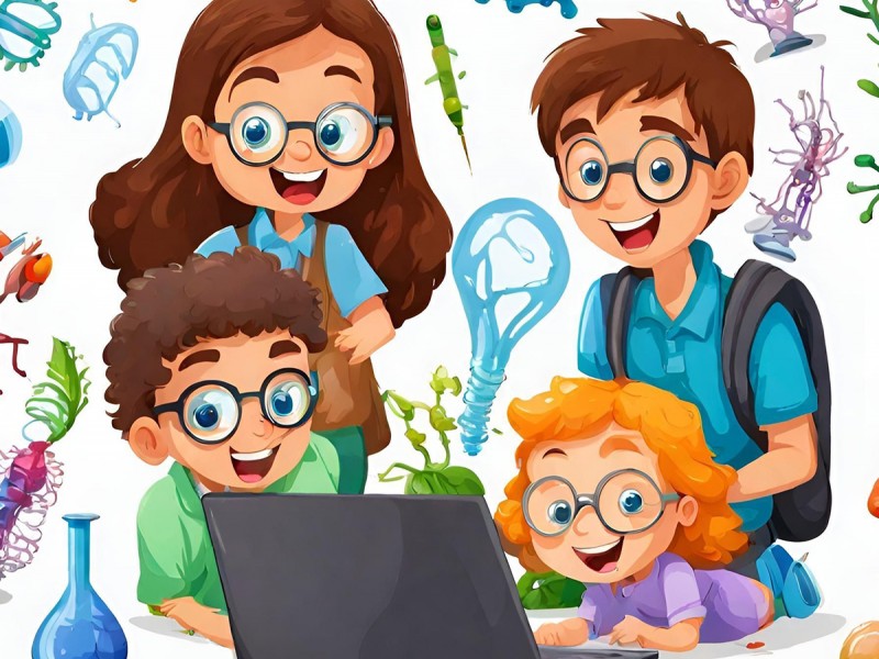 Fun online biology courses for children between 5-8 years old