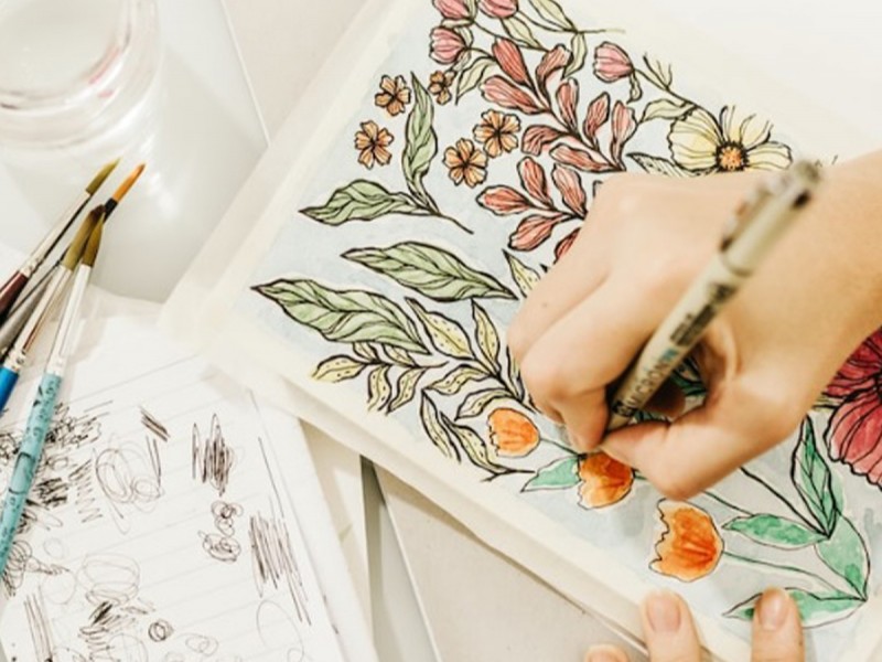 Individual drawing workshop for children between 9-14 years old, online