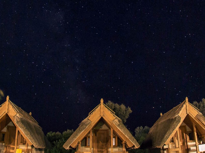 Holiday for two, at the cottages, right where the dune flows into the Black Sea