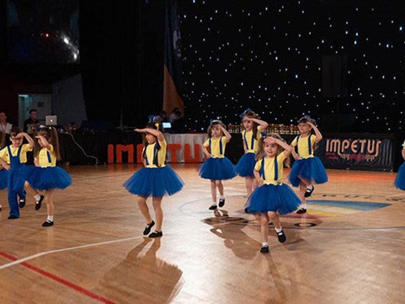 Modern dance classes for children 2-4 years old, in Bucharest