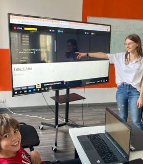 WEB Programming course for children aged 12-14, online or in Bucharest
