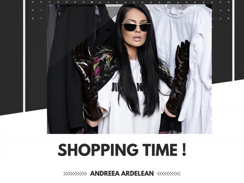 Sesiune de shopping intr-un mall din Bucuresti, cu Andreea Ardelean