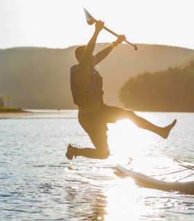 Adventure and recreation near Cluj: Paddle Board, Water Bike and sun beds