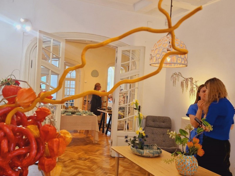 Workshop de Ikebana in showroom-ul Victoria Finala, din Bucuresti