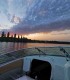Plimbare cu salupa si sampanie, pe Lacul Snagov