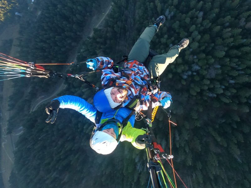 Aventura vietii tale: Zbor cu parapanta, in tandem, peste Bunloc sau Postavaru