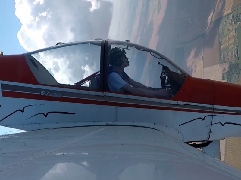 Head in the clouds - smooth flight over the Black Sea