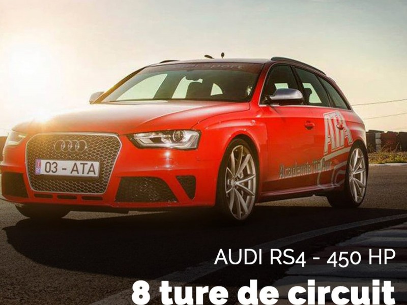 Preventive driving course and 8 laps Audi RS4, at Titi Aur Academy