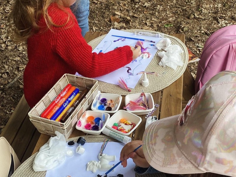 Echitatie pentru parinti si atelier de pictura pentru copii, langa Pitesti