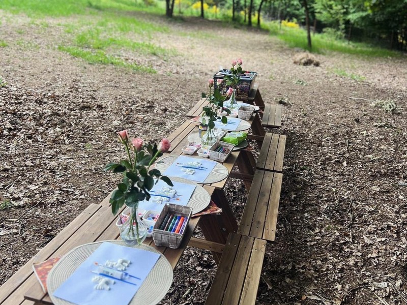 Horse riding for parents and painting workshop for children near Pitesti