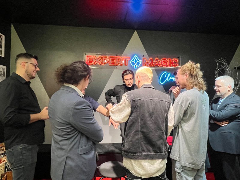 A corporate team-building experience with magic, in Bucharest