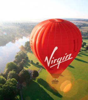 Sunrise hot air balloon flight with champagne for 2 in over 100 locations in the UK