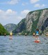 Stand up paddle in Banatul Montan - defileul Dunarii si cheile Nerei
