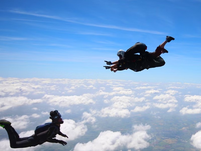 Tandem skydiving in 7 locations of your choice in the UK