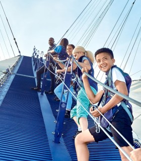 Climb to the roof of The O2 and skydiving for 2 in London