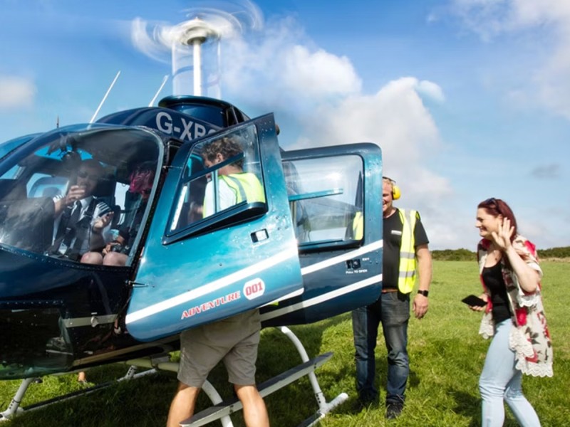 Helicopter flight for 2 - 55 locations of your choice from the UK