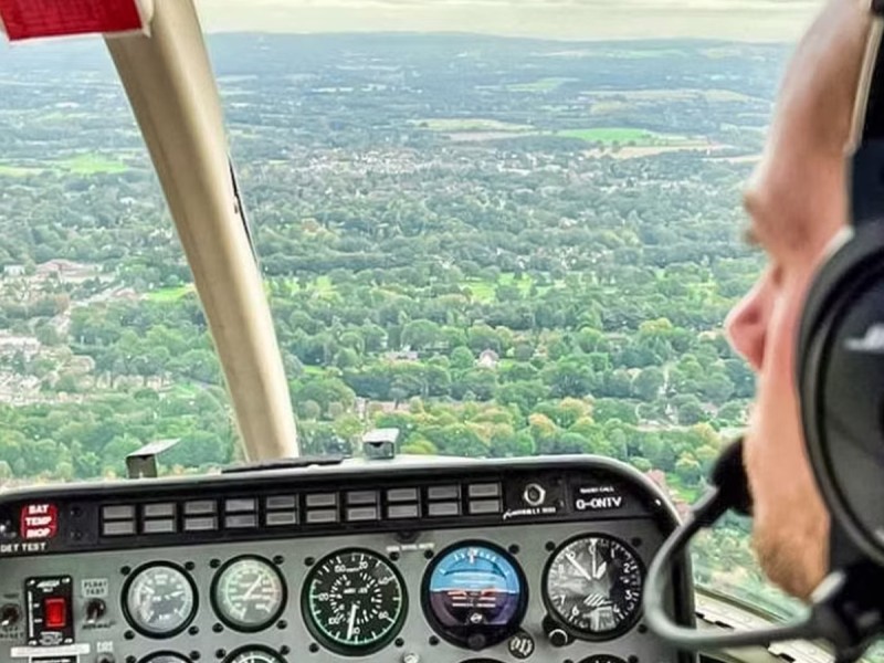 Helicopter flight for 2 - 55 locations of your choice from the UK