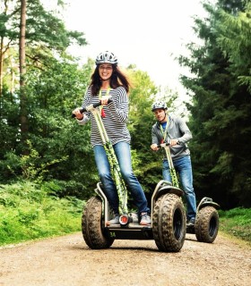 Adventure in the forest with Segway and one night accommodation for 2 people in the UK
