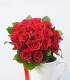 We deliver joy and love with a bouquet of roses, in Bucharest