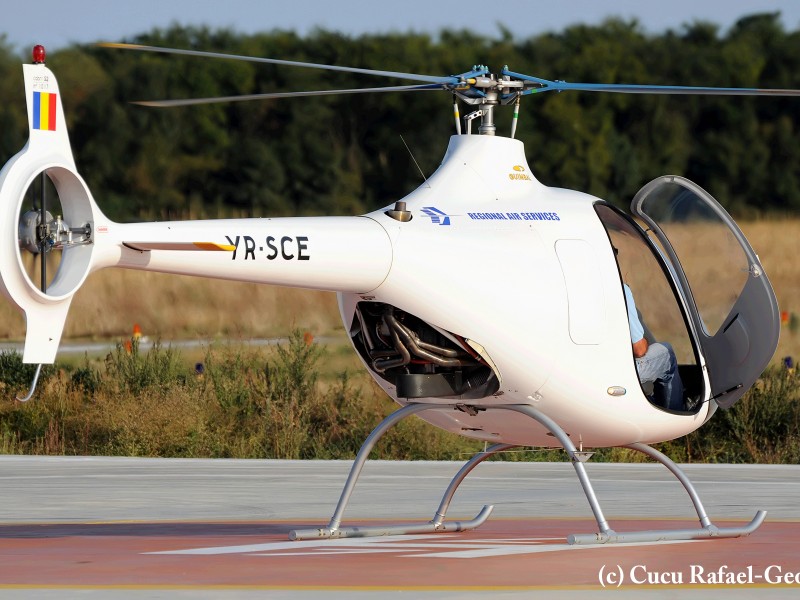 Helicopter overflight for extreme sensations seeker