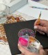 Art therapy workshop to create Mandalas in dots, in Bucharest