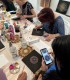 Art therapy workshop to create Mandalas in dots, in Bucharest