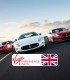 Speeding around the track in two super cars in Hertfordshire