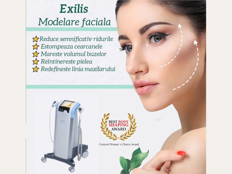 Treatment with BTL Exilis Elite in Iasi - reduces wrinkles, blurs dark circles and increases lip volume