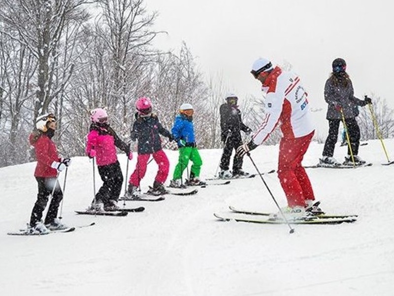 Ski lesson with family or friends