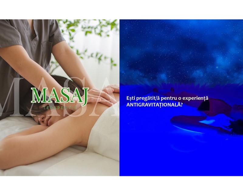 Evadare in liniste - terapie prin plutire + masaj de relaxare