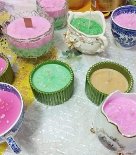 Atelier de turnat lumanari si tablete odorizante, in Bucuresti