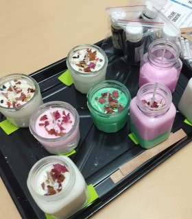 Candle and scented tablets workshop in Bucharest