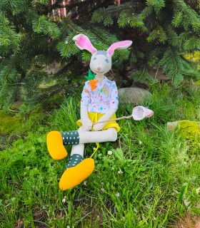 Hand-made textile toy, after your favorite animal