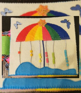 Sensory Experiences - Handmade textile book for children