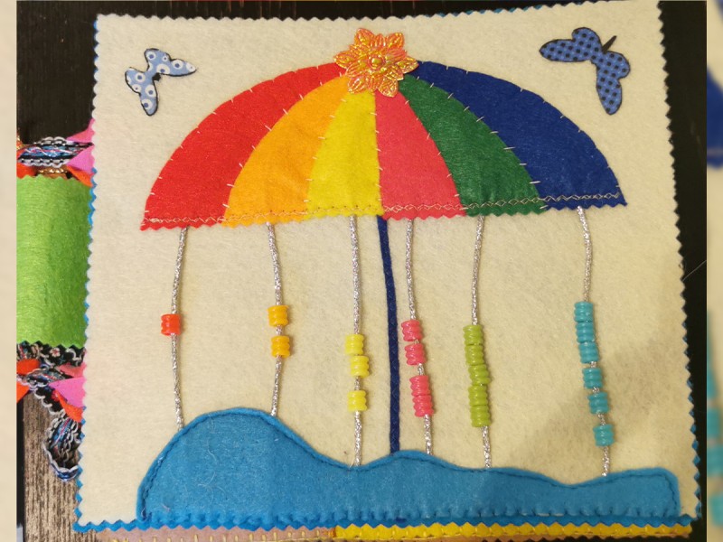 Sensory Experiences - Handmade textile book for children
