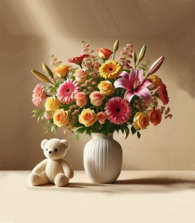 Love without borders - Send a bouquet of lilies and roses anywhere in the world