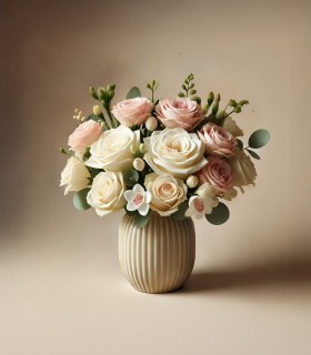 Love without borders - Send a bouquet of pastel roses anywhere in the world