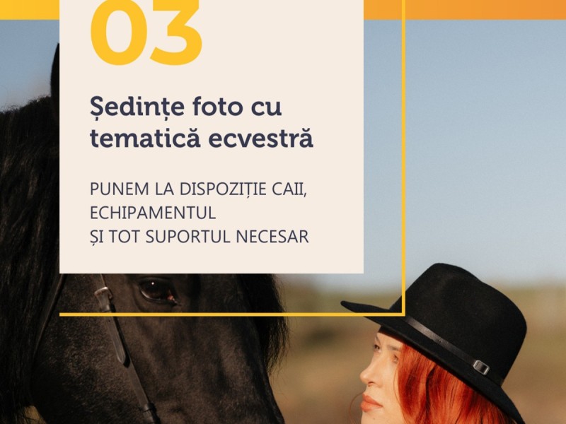 Marcheaza momente unice cu o sedinta foto ecvestra, in Iasi