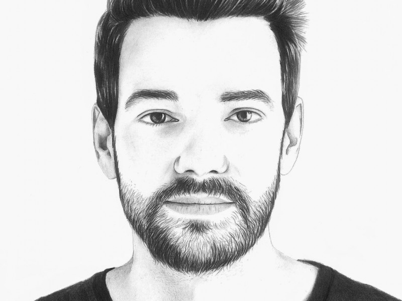 Portret in creion - cadou personalizat pentru familie si prieteni