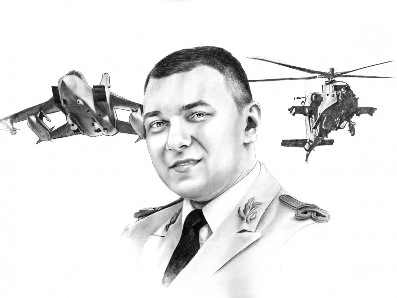 Portret in creion - cadou personalizat pentru familie si prieteni