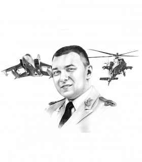 Cadou personalizat pentru familie si prieteni - Portret in creion