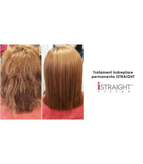 Permanent hair straightening treatment in Bucharest