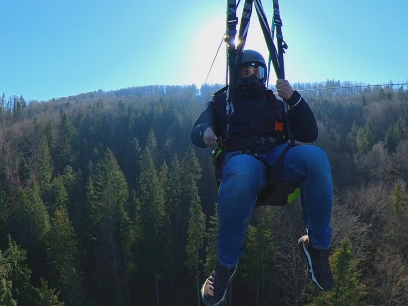 Mega Tiroliana Bucovina - Adventure on the largest zip line in Romania