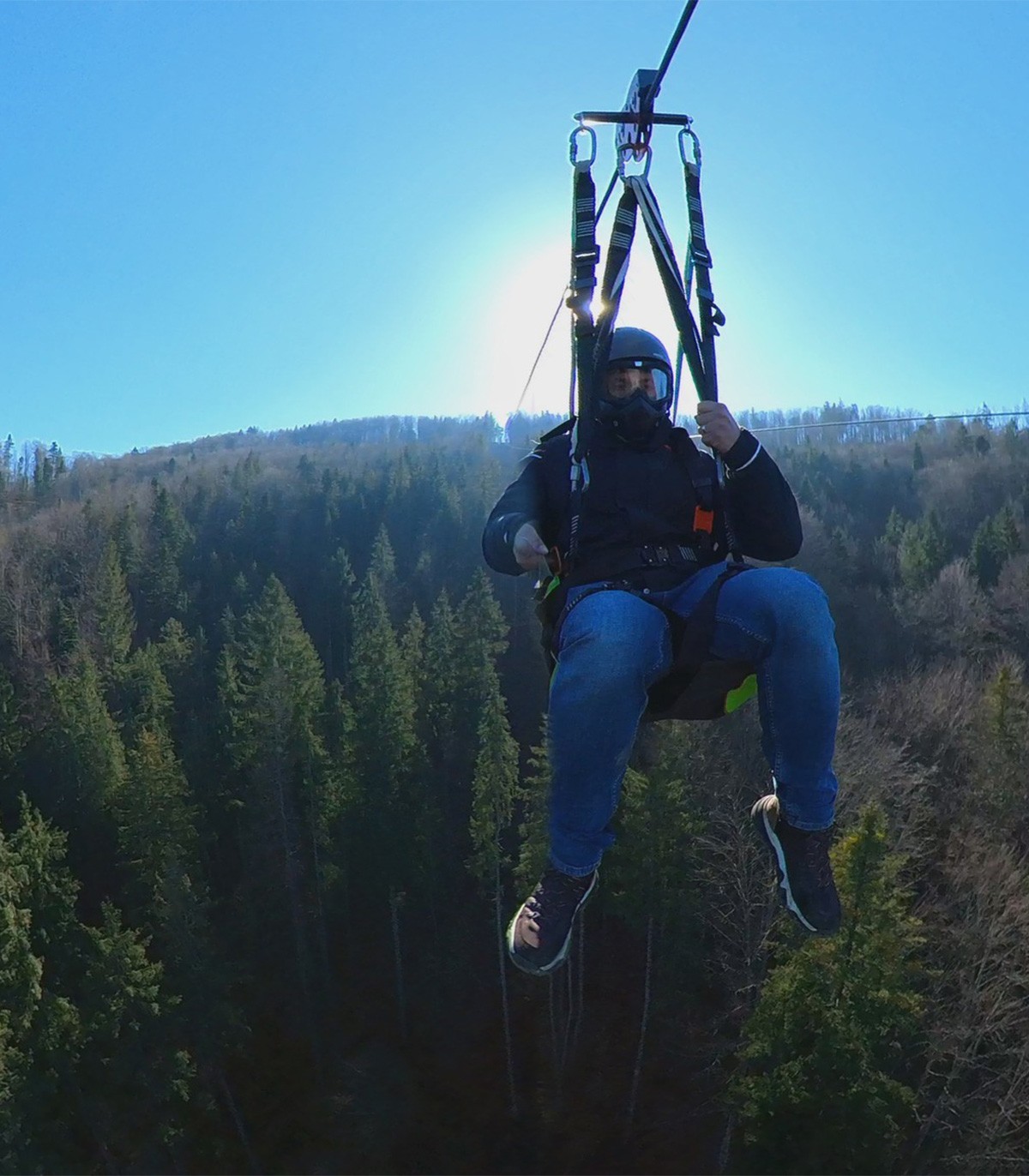 Mega Tiroliana Bucovina - Adventure on the largest zip line in Romania