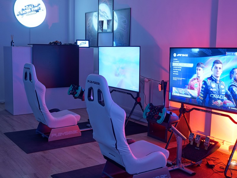 Car racing simulator in Cluj
