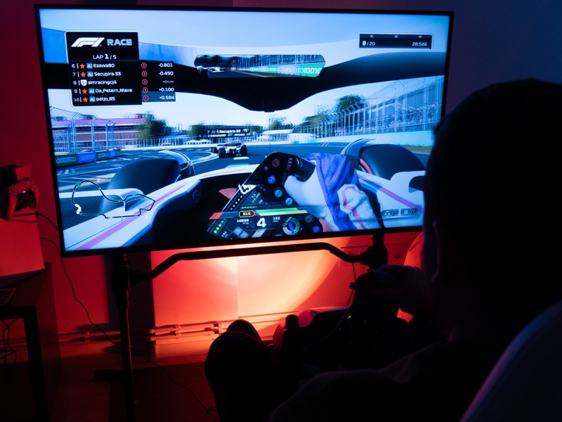 Car racing simulator in Cluj
